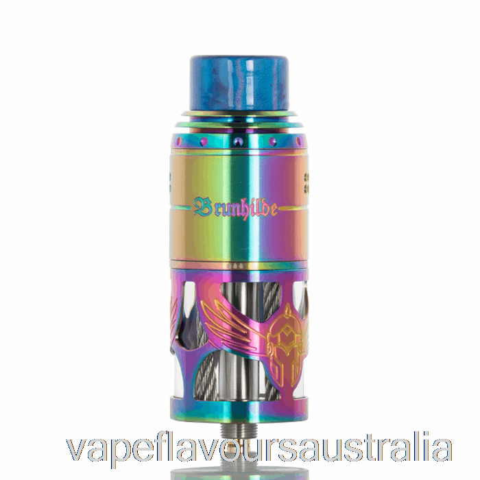 Vape Nicotine Australia Vapefly x German 103 Brunhilde Top Coiler 25mm RTA Rainbow